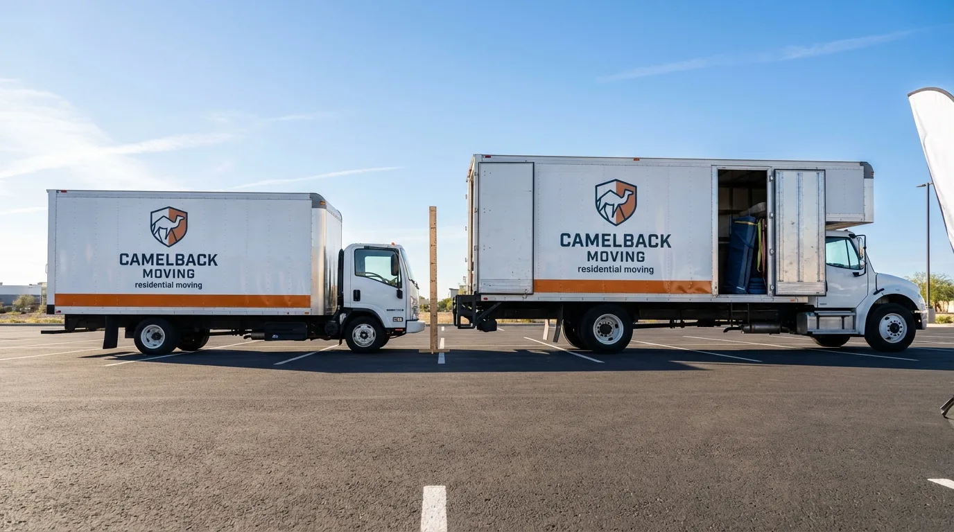 Moving truck size capacity guide in Potterville